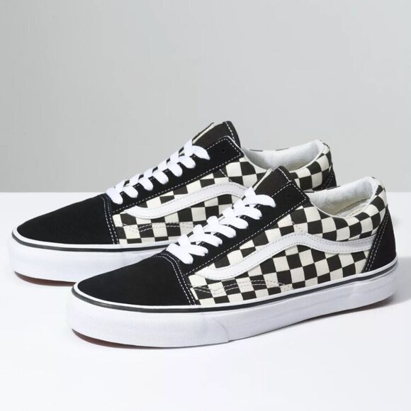 #44❤️ BNWOT Vans Old Skool Kids Checkered Vans - Picture 2 of 11